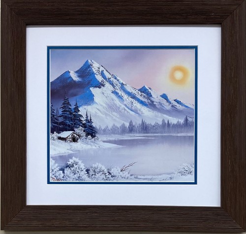Bob ross winter frost alberi - bob, "winter