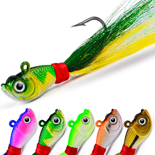 5pcs 56g bucktail - 7g-56g,