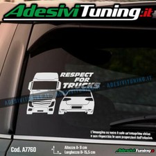 Adesivo Respect for Trucks