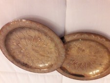  2 quadretti in ottone con