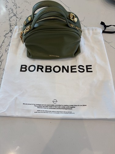 Borbonese green handle - green, top
