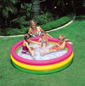 Piscina gonfiabile bimbi tonda - piscina,