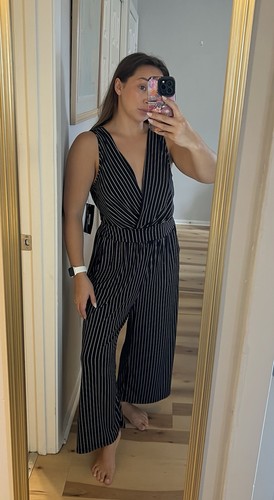 Tuta gilli nera bianca gessato - gilli,