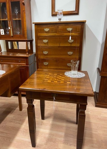Tavolo gioco con dama - tavolo,