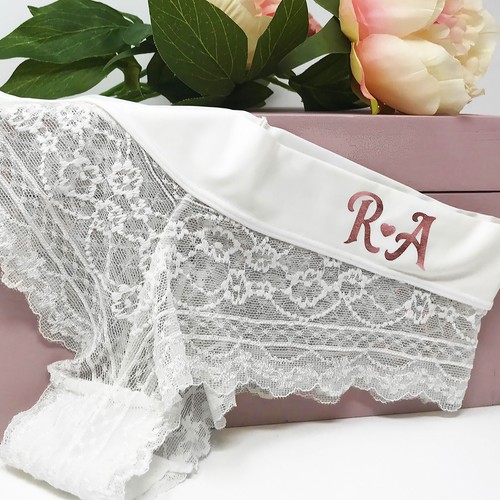 Mutandine sposa personalizzate - mutandine,