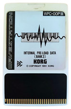 Korg Wavestation scheda di memoria WPC-OOP III (Bank 3)