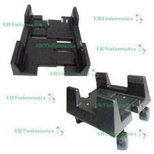 CARRELLO PORTA PC COMPUTER REGOLABILE 4 RUOTE CASE DA 15-25 Cm NERO