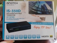 DECODER DIGITALE TERRESTRE DVB-T2 ISNATCH IS-350D HDMI SCART USB 2.0 LAN RJ-45