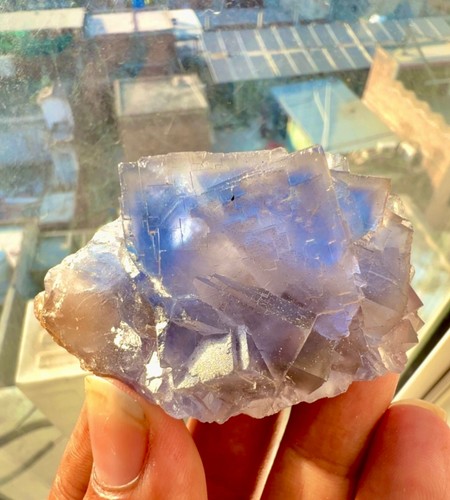 Esemplare fluorite cubica - di,