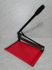 Cesoia a ghigliottina trancia lamiera manuale da banco per metalli non ferrosi