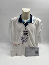 Maglia Repro Inghilterra Paul Gascoigne Firmata Autografo COA XXL