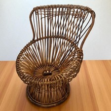Franco Albini per Bonacina – Poltrona “Margherita” in Vimini e Rattan – Design