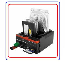 DOCKING STATION TRIPLO 3 HARD DISK HDD USB 2.0 MULTIFUNZIONE CARD SATA IDE SATA