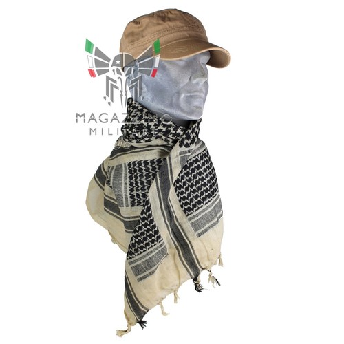 Kefiah beige khaki shamag - kefiah,