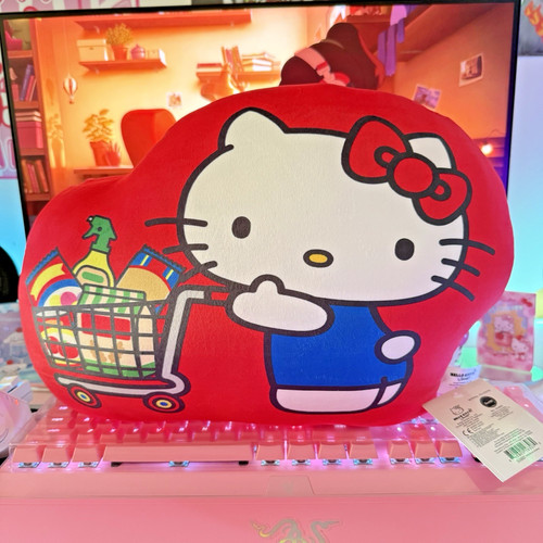 Cuscino hello kitty rosso - cuscino,