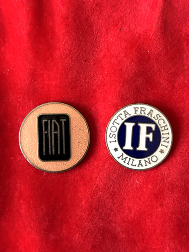 Vintage emblemi auto fiat - ~,