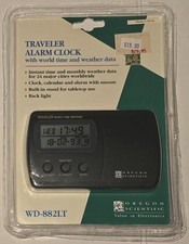Sveglia da viaggio Oregon Scientific WD-882LT nuova