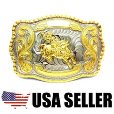 Western shine belt - shine, men