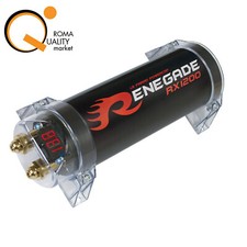 Renegade RX 1200 Condensatore da 1,2 FARAD con Voltmetro Digitale RX1200