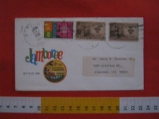 SKCC9 SCOUT JAMBOREE postal use 1950 UNITED STATES USA MOTTO DIVISA