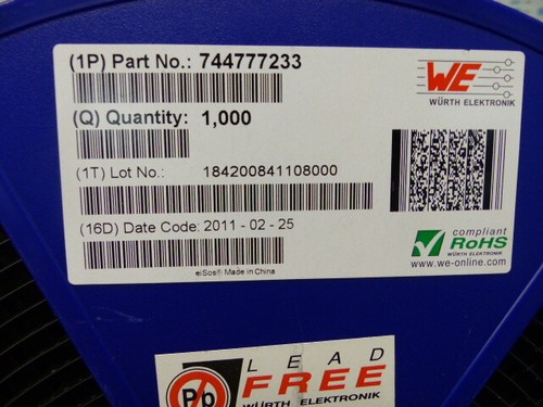 Wurth 744777233 qty - 65, per