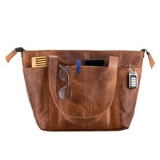 Borsa Tote In Vera Pelle