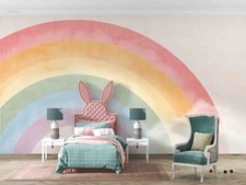 Carta da parati ovale colore