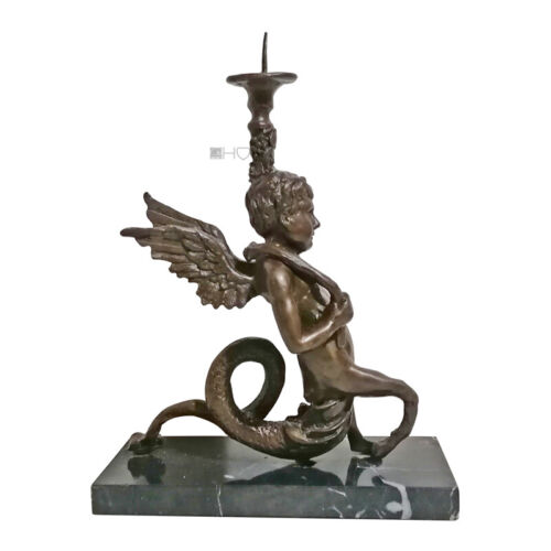 Bronzo portacandele angelo - bronzo,