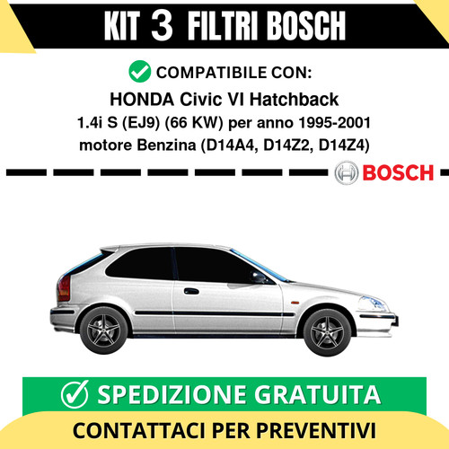 Kit bosch filtri tagliando - 3,