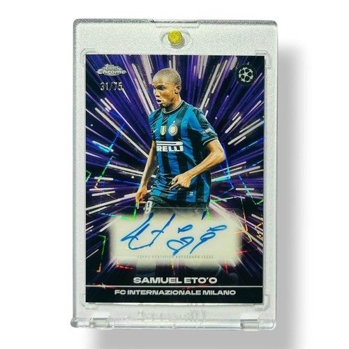 Autografo samuel eto - autografo, /75