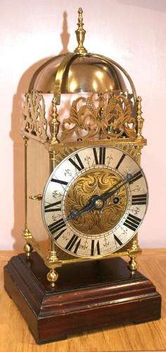 Antique brass fusee lantern - brass,
