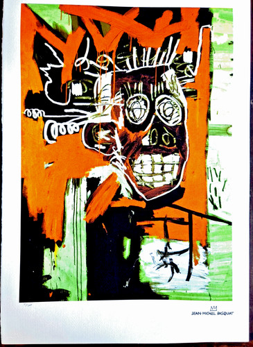 Jean michel basquiat - -, "testa