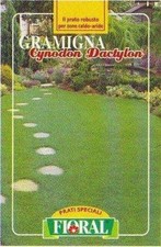 PRATO , GRAMIGNIA 500g. per 35mq. Tollera la salinità Resistente al calpestio