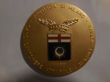 grand badge chef cantonal garde de la route juré province de Milan 62 mm