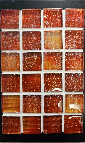 Linea rosso mosaico vetro - linea,