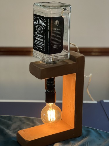 Lampada bottiglia jack - lampada,