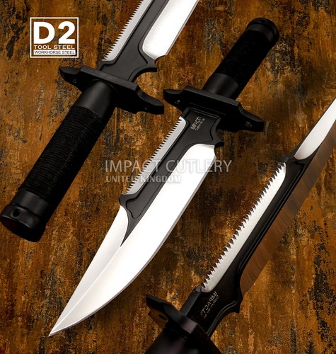 Coltello bowie seghettato - coltello,