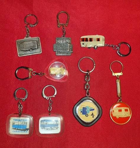 Lot porte clés caravane - 8,