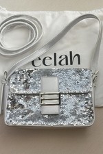 Borsa Paillettes Argento