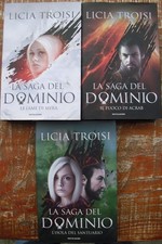 Saga dominio Licia Troisi lotto libri  fantasy l'isola santuario SERIE COMPLETA
