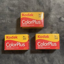 3 RULLINI KODAK COLORPLUS 200 PELLICOLA FOTOGRAFICA 35 mm 2014-2015 SIGILLATO