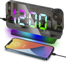 Sveglia Di Proiezione, Orologio Digitale Con Proiettore Proiettore Rotante a 180