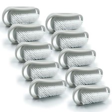 10 x Set Spazzolini Unghie Doppio Lato per Pulizia Mano Unghie Scrubando Dito