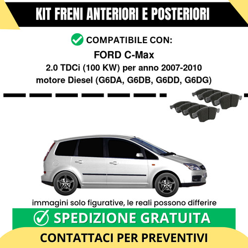 Pastiglie freno ant post - pastiglie,