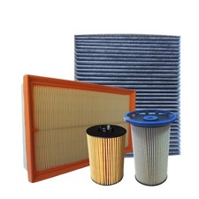 Kit Tagliando VW Polo VI T-Cross 1.6 TDi 4 Filtri Olio Aria Abaitacolo