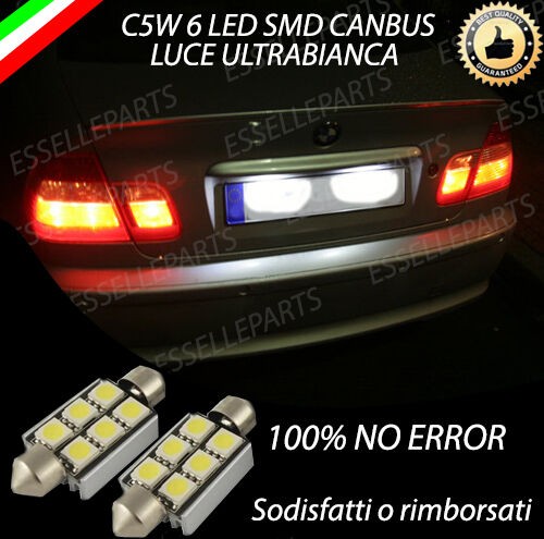 Coppia luci targa led - targa, 6
