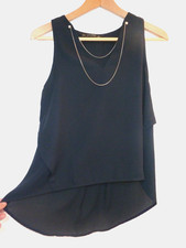 ZARA top smanicato a strati
