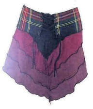 Rosso Tartan Scozzese & Pizzo