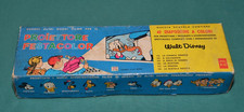 Gioco in scatola Vintage Disney PROIETTORE FESTACOLOR-42 Diapositive- COMPLETO