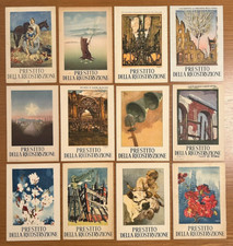Lotto 12 Cartoline Prestito della Ricostruzione - Originali !Perfette !
